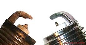 Old and New Spark Plugs Comparison | Scheduled Maintenance